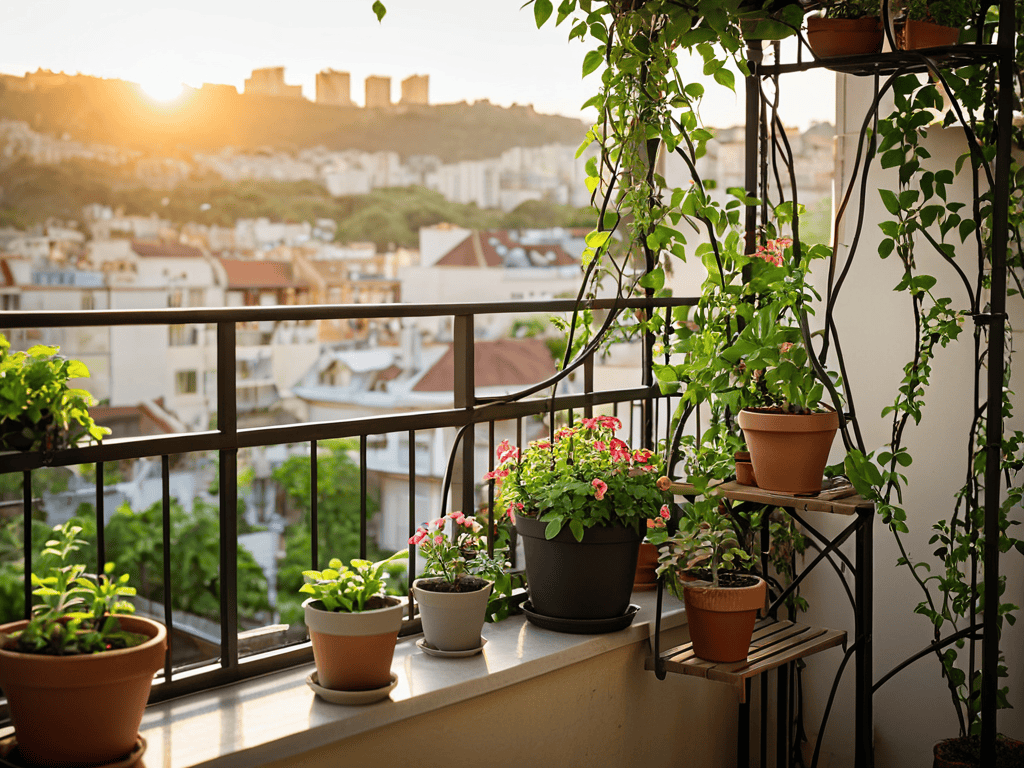 A Green Thumb's Guide to Apartment Gardening on a Small Balcony 4 Sowing the Seeds of Serenity outdoors
