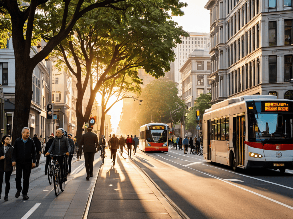 Car-free city lifestyle benefits