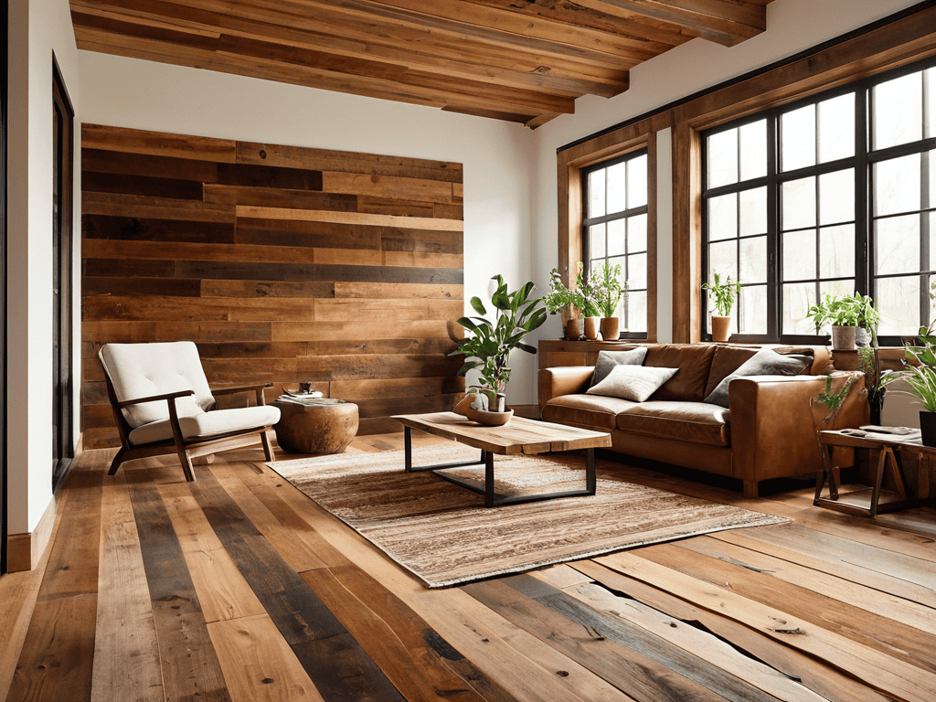 Sustainable Flooring Solutions with reclaimed wood
