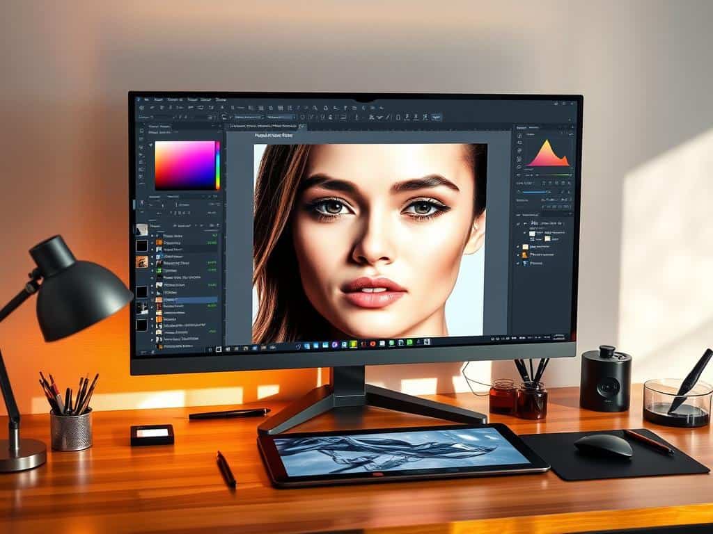 Photoshop workspace setup for Frequency Separation and retouching techniques