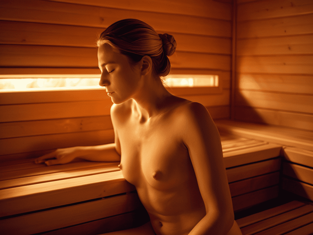Sweat It Out: the Incredible Longevity Benefits of Using a Sauna 3 Embracing Serenity in Sweat therapy session