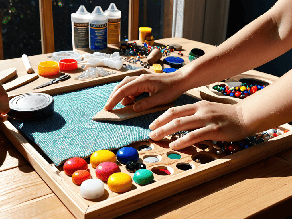 Montessori at Home: How to Make a Sensory 'busy Board' for Toddlers 2 Project Overview in one hour
