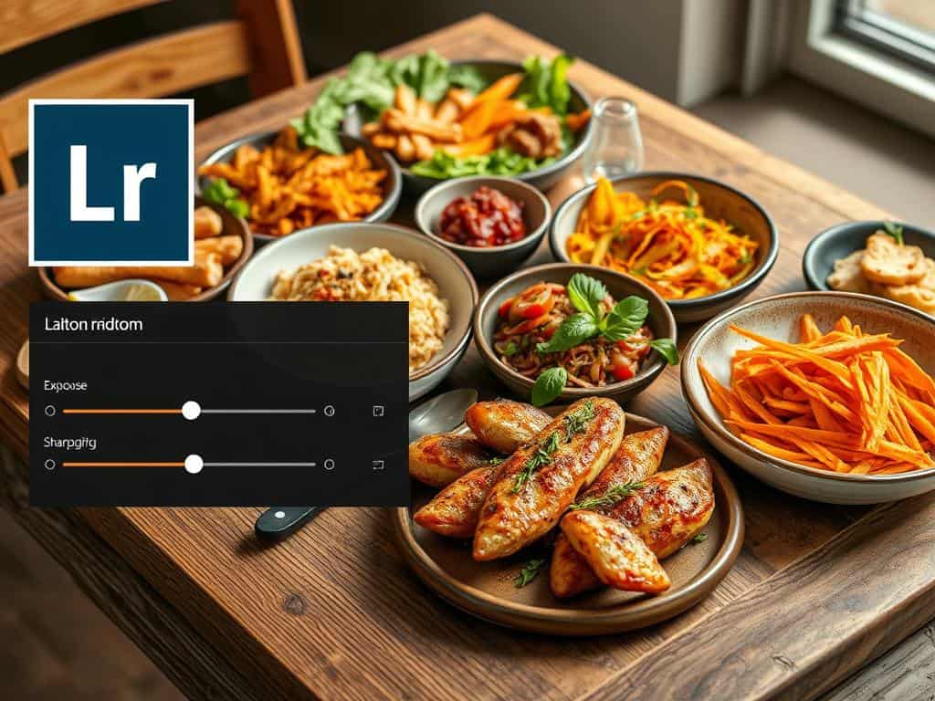 Lightroom editing techniques for food photography