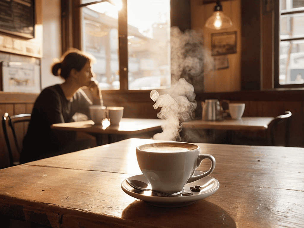 The Big Reset: 5 Daily Rituals to Calm Your Overstimulated Mind 3 Beyond the Shutter serene cafe moment