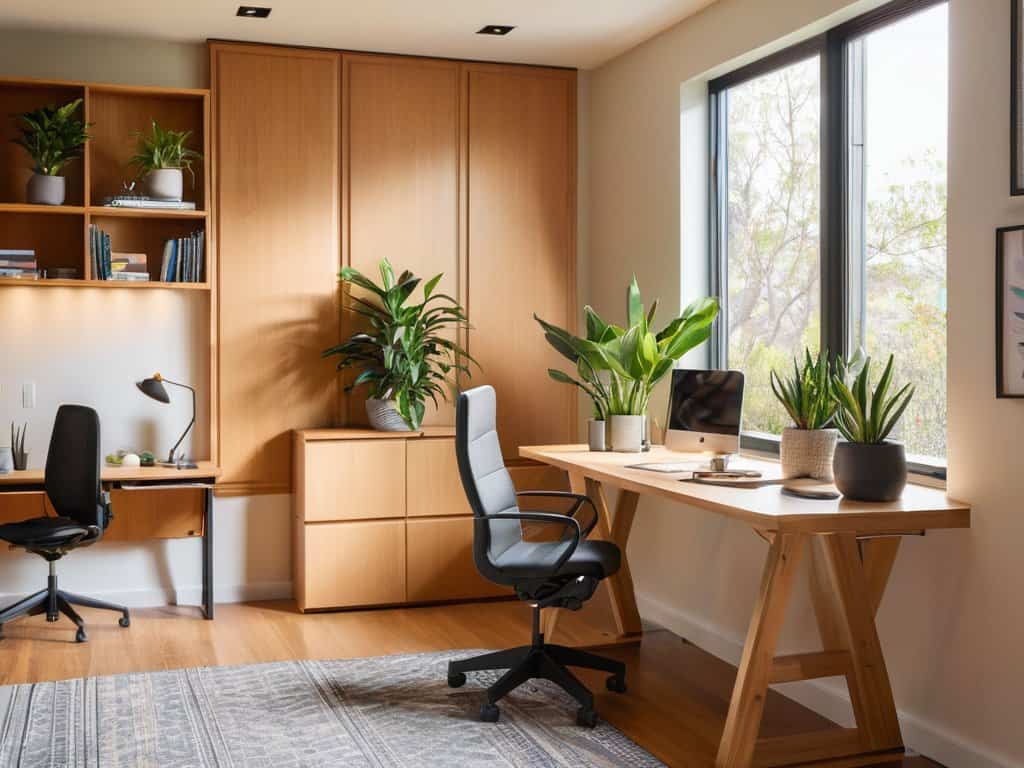 Acoustic paneling for home office