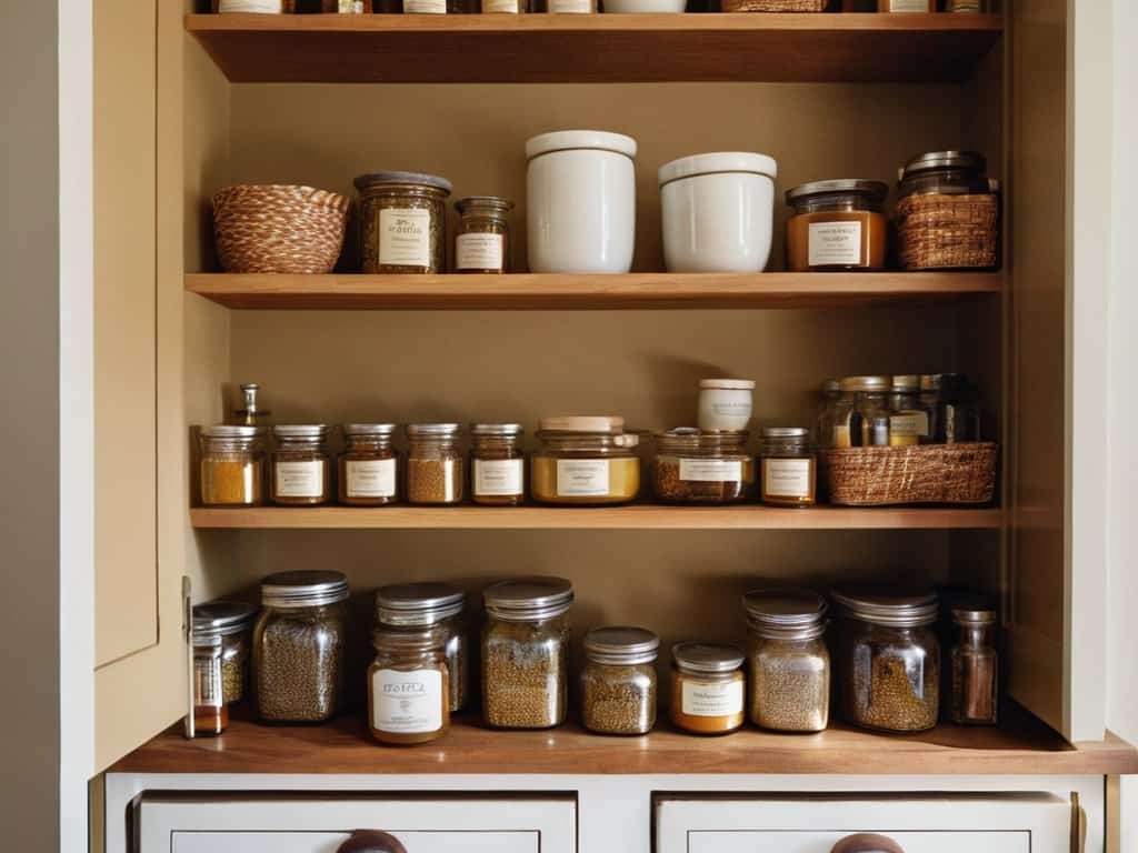 Whispers of Warmth small pantry organization