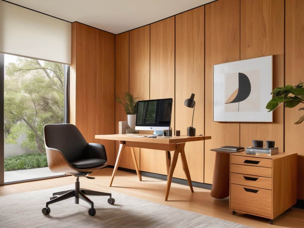 Acoustic paneling for home offices