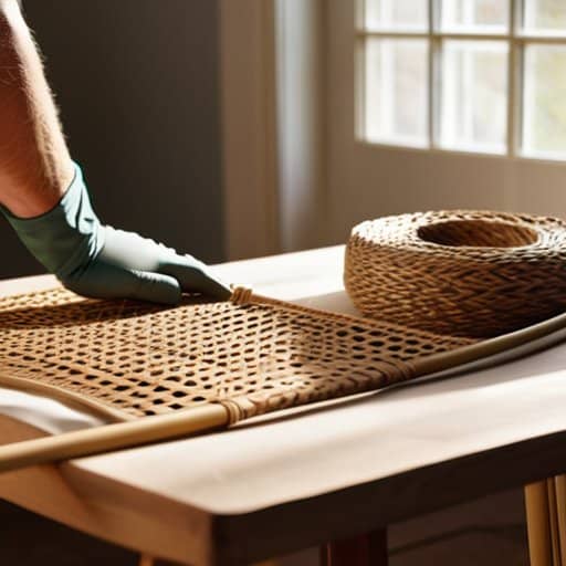 Retro guide: DIY cane furniture webbing tutorial