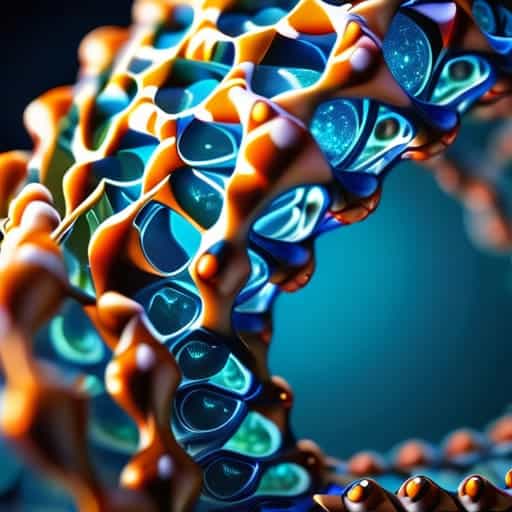 Proteomics & Protein Folding research visualization.