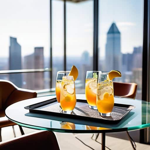 Sober curious corporate networking toast to clarity