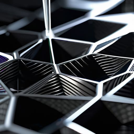 Vacuum Infusion Carbon Fiber Art frameworks.