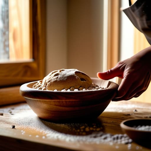 How to bake sourdough bread from scratch.
