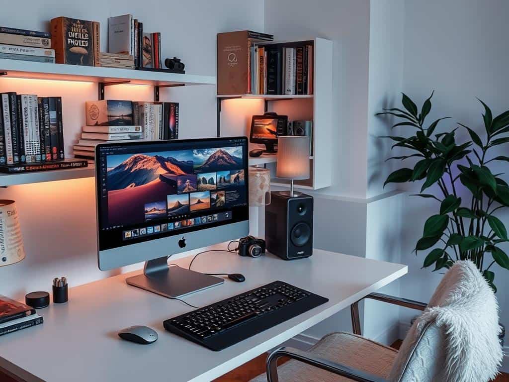 photo editing workspace