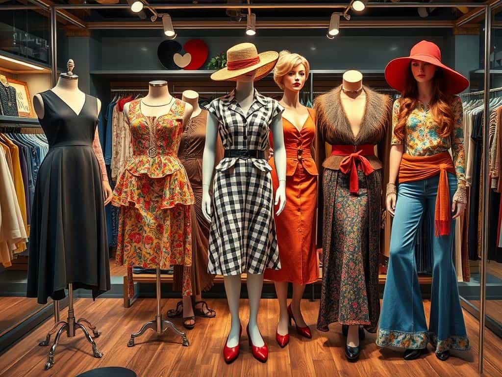retro comebacks showing fashion from the 1920s to 1980s