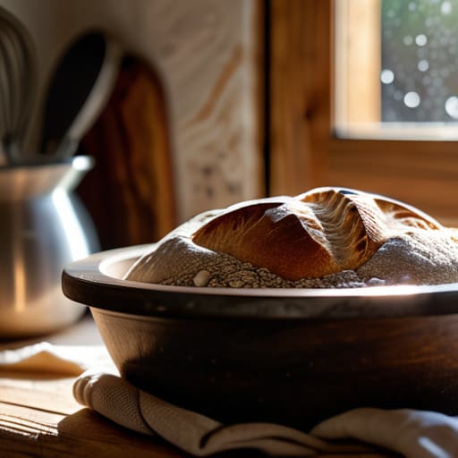How to bake sourdough bread from scratch.