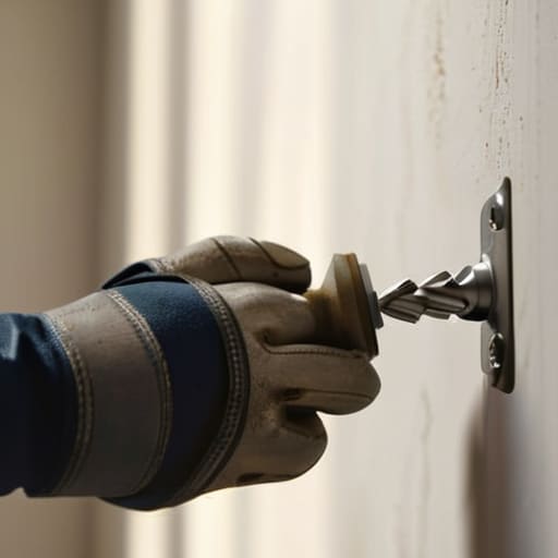 How to hang a shelf on plasterboard.