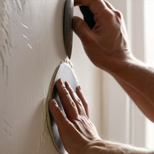 How to repair a dry wall hole.